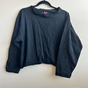 Dazl Women’s Black Cut Off Sweatshirt 3XL